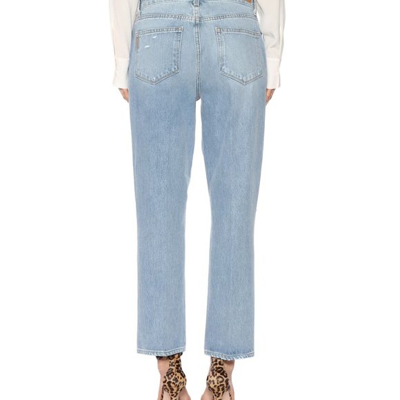 PAIGE Denim - PAIGE Sarah Straight High Rise Hi Waisted Mom Jean